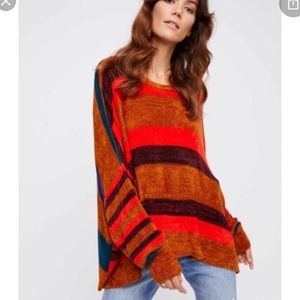 Free people all about you striped sweater
